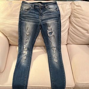 Buckle Black Skinny Jeans